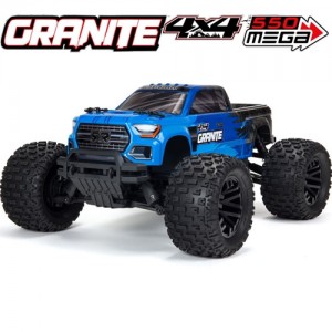 [ARRMA] 1/10 �׷��� �ް� V3 4�� 550 �귯���� ���� Ʈ�� RTR (������ ���� / ���͸�, ������ ������ / ����) 1/10 GRANITE 4X4 V3 MEGA 550 Brushed Monster Truck RTR