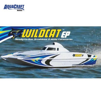[���ܼ�] AQUB1810 [AQUACRAFT] Wildcat EP Brushless Offshore Catamaran 2.4GHz