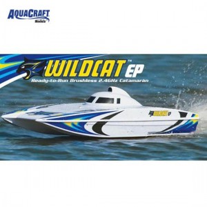[AQUACRAFT] Wildcat EP Brushless Offshore Catamaran 2.4GHz 