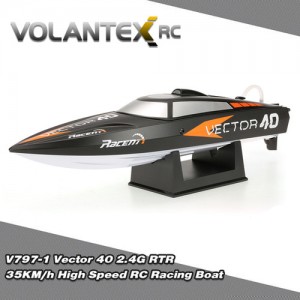 [Volantex] Vector 40 Brushless RC Boat (Yellow) - ����������Ʈ 