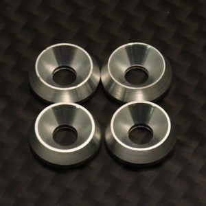 [TFL] Aluminum Cone Washer 3mm 4pcs (512B65) 