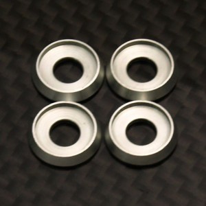 [TFL] Aluminum Cone Washer 4mm 4pcs (512B63) 