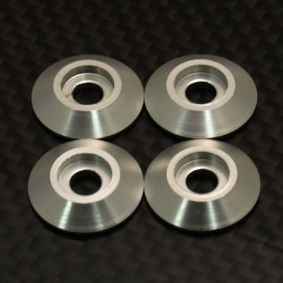 [���ܼ�]  [TFL] Aluminum Cone Washer 4mm 4pcs (512B61)