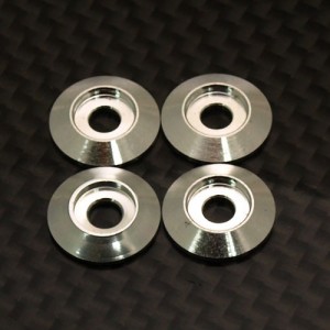 [TFL] Aluminum Cone Washer 3mm 4pcs (512B60) 
