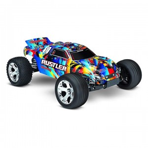 [Traxxas] ������ 2�� �귯�õ� TRAXXAS 1/10 Rustler CB37054-1 
