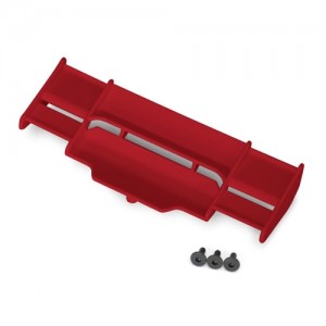 [Traxxas] AX6721R WING, RUSTLER 4X4 (RED)/ 3X8 FCS (3) 