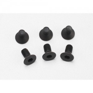 [Traxxas] Screws M3x6mm countersunk machine (6pcs) (hex drive) 