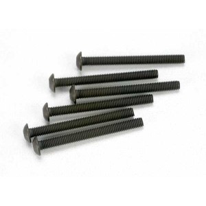 [Traxxas] AX2582 Screws M3x30mm button-head machine (hex drive) (6) 