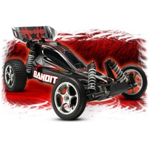 [Traxxas] ��� ������ ���� 2�� Bandit 1/10 Extreme Sport buggy (Black / RTR) - ������, ������, ���͸� ��� ���� 