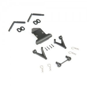 [TEAM LOSI] Front Bumper & Body Mount Set: 22S ST 