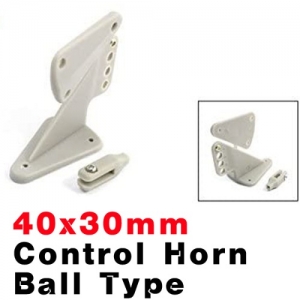 ��Ÿ�� ��Ʈ�� ȥ + ���� 2mm Ŭ��� 40x30mm (2����) Control Horn Ball Type with Clevis 40x30mm 2pcs