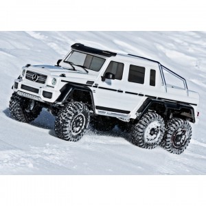 [Traxxas] 1/10 TRX-6 �޸������� ���� 6x6 RTR (ȭ��Ʈ) - ������ ���� (���͸�, ������ ������) Mercedes-Benz G 63 AMG White