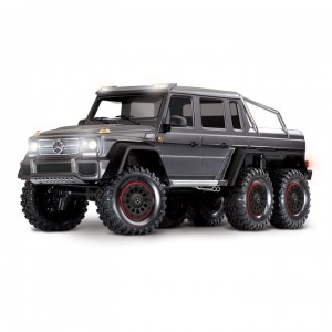 [Traxxas] 1/10 TRX-6 �޸������� ���� 6x6 RTR (�ǹ�) - ������ ���� (���͸�, ������ ������) Mercedes-Benz G 63 AMG Silver