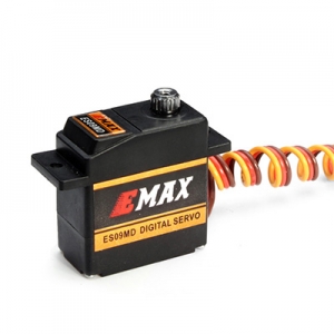 [EMAX] ES09MD ��� ��� ��Ż ��� ������ ����ũ�� ���� (450 ��� ���ͽ� ��õ) Dual-Bearing 14.8g/ 2.6kg/ 0.08 sec Metal Gear Digital Servo (for 450 Heli swash)