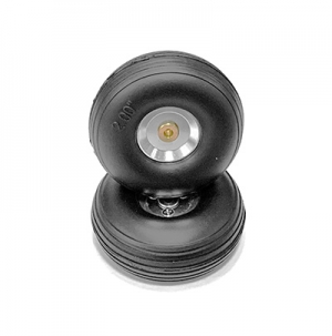 [HY] 89mm ���� �淮 �˷�̴� �� ���� ���� (2����) Aluminum Rim Rubber PU Wheel