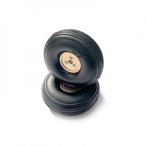 [HY] 45mm ���� �˷�̴� �� ���� ���� (2����) Aluminum Rim Rubber PU Wheel
