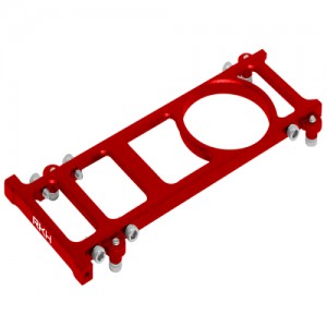 [RAKONHELI] CNC AL Bottom Frame (1) (Red) (for 130S452)- Blade 130 S �ɼ� 