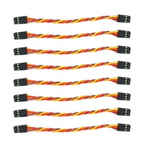 Male to Male BEC Connector (3P/10cm/8pcs) - O/R/B Y/R/B ���� �� �� ��� �����
