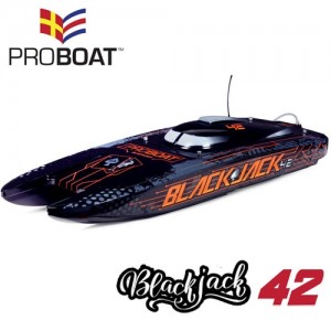 [PROBOAT] [8�� ���ӹ���] Blackjack 42-inch Brushless 8S Cat,BLK/ORG - ���͸�, ������ �ʿ� 