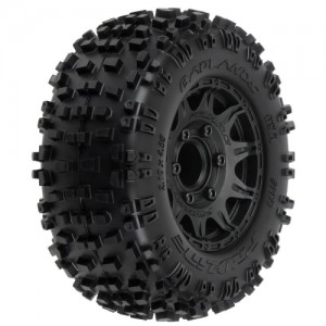 [PROLINE-RACING] 1173-10 1/10 Badlands F/R 2.8 Mounted Tires MT 12mm (2) Black 