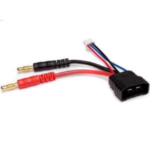 Ʈ���罺 iD Ŀ���� 2�� 7.4V ���͸��� ������ (������ ������ ���� 4mm �ٳ�����) Traxxas iD Male to 4mm bullet adapter 2S