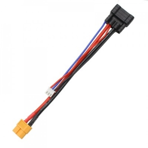 Ʈ���罺 iD Ŀ���� 2�� 7.4V ���͸� -> XT60 ��ȯ�� (T100/T200 �������) Traxxas iD Male to XT60 adapter 2S