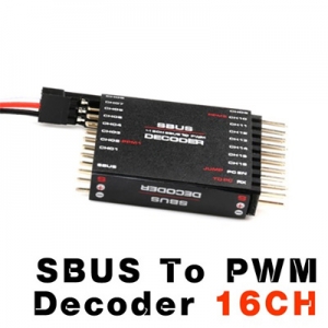 16ä�� PWM, PPM, Sbus ���ڴ� ���ڴ� (PWM, PPM, S-Bus, Pixhawk) ��ȣ ��ȯ��ġ, SBUS ���ű� ä�� �ø��� (Encorder, Decorder)