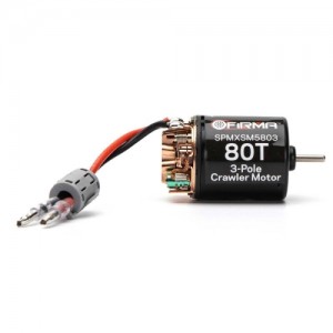 [SPEKTRUM] Firma 80T Rebuildable 3-Pole Brushed Crawler Motor 