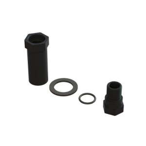 [ARRMA] ARA340187 Aluminum Servo Saver Hub Set Black 