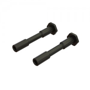 [ARRMA] ARA340186 Steel Steering Post 6x42mm Black (2) 
