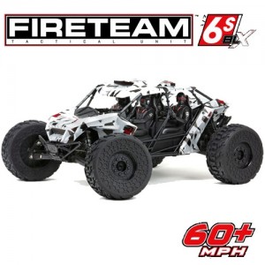 [ARRMA] 1/7 ���̾��� 6S 4������ �귯������ ���ǵ� ���Ʈ RTR - ȭ��Ʈ FIRETEAM 6S 4WD BLX Speed Assault Vehicle RTR White