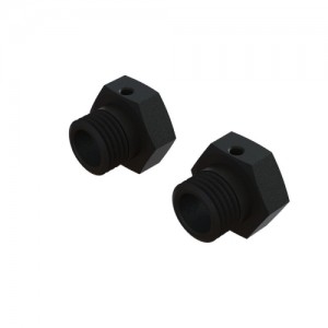 [ARRMA] ARA311117 Aluminum Wheel Hex 17mm, 16.5mm Thick, Black (2) 