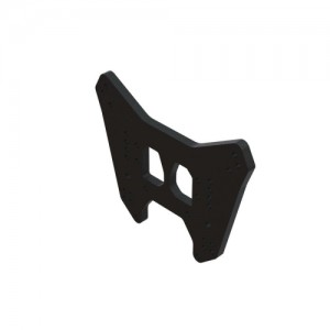 [ARRMA] ARA320687 Rear Shock Tower, Aluminum, Black 