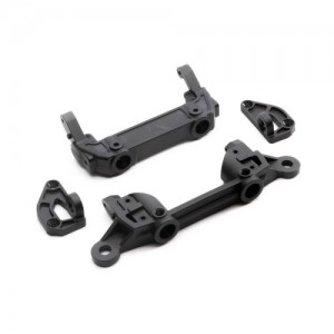 [Axial] SCX6: Front Bumper Mount/Body Mounts, FR/RR 