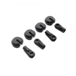[Axial] SCX6: Shock End & Spring Cup (4) 