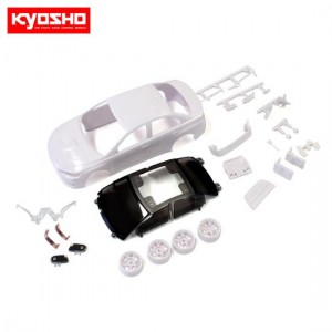 [KYOSHO] LANCER EVO X White body set (w/Wheel/AWD) 