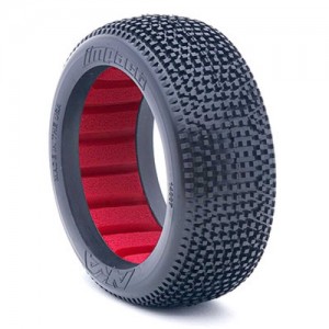 [AKA] 1/8 Impact SSLW Buggy Tires with Red Insert (2) 