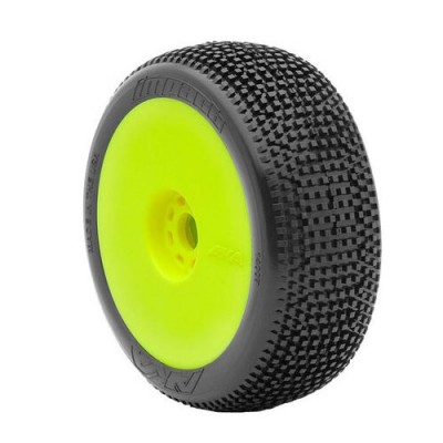 [���ܼ�] AKA14007XRY [AKA] 1:8 Buggy IMPACT (Soft Long Wear) EVO Mntd Yel