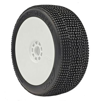 [���ܼ�] AKA14032XRW [AKA] 1:8 BUGGY COMPONENT 2AB EVO WHEEL PRMT WHT SLW (2)