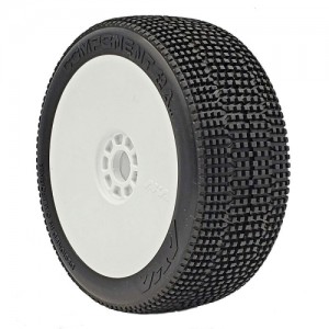 [AKA] 1:8 BUGGY COMPONENT 2AB EVO WHEEL PRMT WHT SLW (2) 