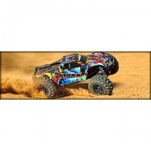 [Traxxas] ���̵�ƽ� (����� ��ü, ��������� Ÿ�̾�) ���ο� �÷� RNR CB89086-4 RNR Yellow WideMaxx, Longer Chassis, Sledgehammer Tires