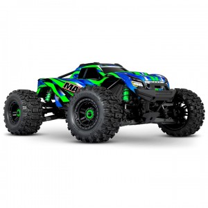 [Traxxas] ���̵�ƽ� (����� ��ü, ��������� Ÿ�̾�) �׸� �÷� RNR CB89086-4 Green WideMaxx, Longer Chassis, Sledgehammer Tires