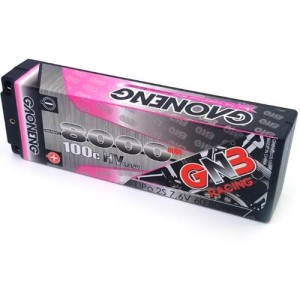 [GNB] 7.6V 8000mAh 2S HV 100C ��Ƭ������ ���͸� (�ϵ����̽�) - 5mm ����� 25.1*47*139mm