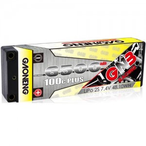[GNB] 7.4V 6500mAh 100C ��Ƭ������ ���͸� (�ϵ����̽�) - 5mm ����� 25.1*47*139 / 278-293