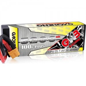 [GNB] 7.4V 5200mAh 100C ��Ƭ������ ���͸� (�ϵ����̽�) - XT60 �� 