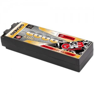 [GNB] 7.4V 6000mAh 130C ��Ƭ������ ���͸� (�ϵ����̽�) - 5mm ����� Size: 22.5*47*139mm(H*W*L)