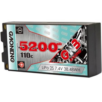 [���ܼ�] GNB52002S110i [GNB] 7.4V 5200mAh 110C ��Ƭ������ ���͸� (�ϵ����̽�) - 5mm �����