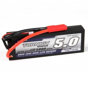 [TURNIGY] 7.4V 5000mAh 20C Hardcase Lipo Pack (ROAR APPROVED) 