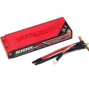 [TURNIGY] 7.4V 5100mAh 70C Trackstar Hardcase (Low C of G) Lipo Car Pack 2S2P (ROAR APPROVED) 