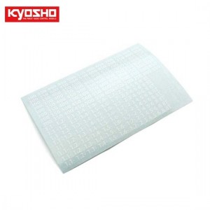 [KYOSHO] Shock Oil Decal (White) 